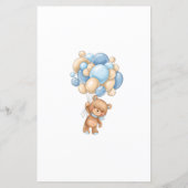 Bear Baby Shower Game Guess Who Mommy or Daddy (Rückseite)