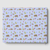 Bear Baby Shower Gästebuch für Baby Boys (Rückseite)