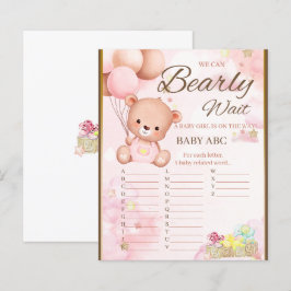 Bear Baby Shower Girl Game