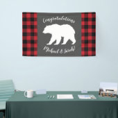 Bear Baby Shower Woodland Lodge Banner (Messeveranstaltung)