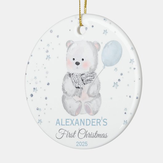 Bear Baby's First Christmas Ornament Wald (Links)