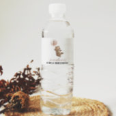 Bear Balloon 1. Geburtstag Wasserflasche Etikett