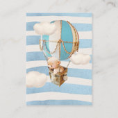 Bear Balloon Baby Books Enclosure Card Begleitkarte (Rückseite)