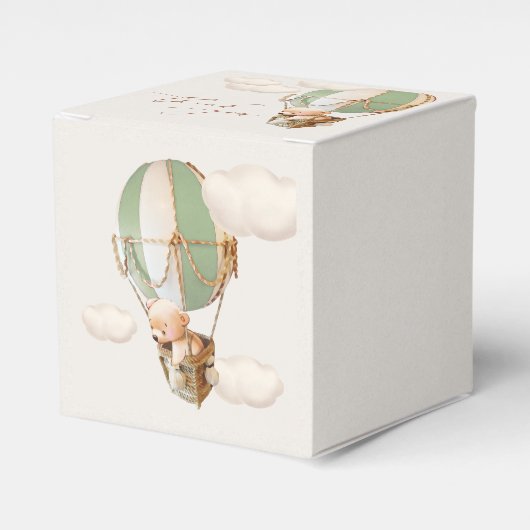Bear Balloon Favor Box Geschenkschachtel (Vorderseite)