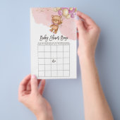 Bear Balloons Baby Bingo | Baby Shooter Bingo Game Flyer (Handgriff)