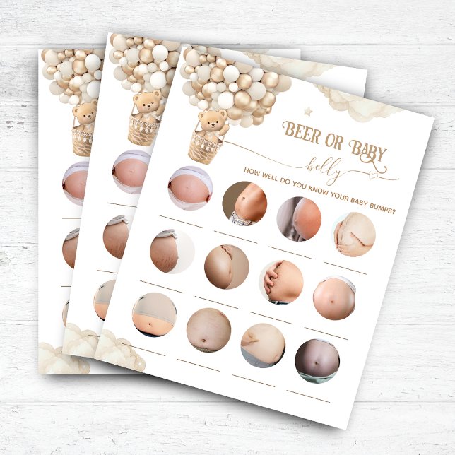 Bear Balloons Baby Duschbär oder Baby Bly Game (Von Creator hochgeladen)