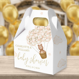Bear Balloons Baby Showdusche Geschenkschachtel