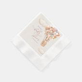 Bear Balloons Babydusche Papier Napkins Serviette (Ecke)