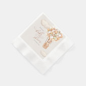 Bear Balloons Babydusche Papier Napkins Serviette (Ecke)