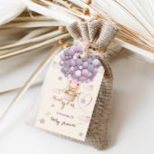 Bear Balloons Bearly Wait Baby Pink Vielen Dank Geschenkanhänger