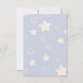 Bear Balloons Bearly Wait Boy Dusche Vielen Dank Dankeskarte (Rückseite)