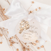 Bear Balloons Brown Bearly Wait Baby Dusche Geschenkanhänger