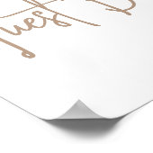 Bear Balloons Modern Baby Showbook Poster (Ecke)