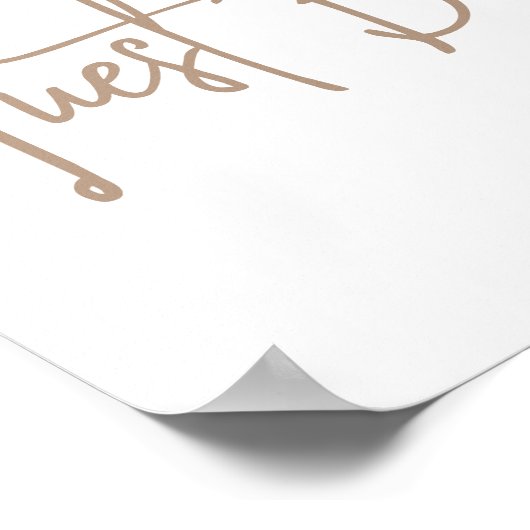 Bear Balloons Modern Baby Showbook Poster (Ecke)