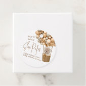 Bear Balloons Moderne Babydusche Pop, wenn Geschenkanhänger (Beispiel)