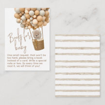 Bear Balloons Moderne geschlechtsneutrale Babydusc