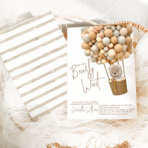 Bear Balloons Moderne geschlechtsneutrale Babydusc