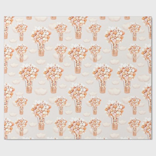 Bear Balloons Packpapier (Flach)