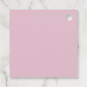 Bear Balloons Pastel Lila Baby Dusche Vielen Dank Geschenkanhänger (Rückseite)