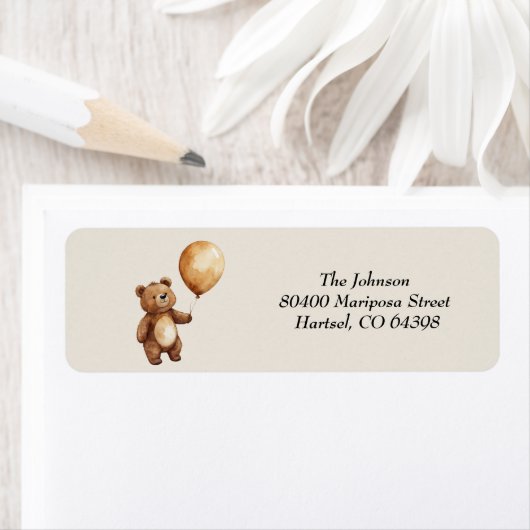 Bear Balloons Wolken warten Baby-Dusche frühzeitig (Insitu)