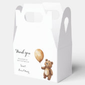 Bear Balloons Wolken warten Baby-Dusche frühzeitig Geschenkschachtel (Geöffnet)