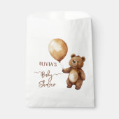 Bear Balloons Wolken warten Baby-Dusche frühzeitig Geschenktütchen (Vorderseite)