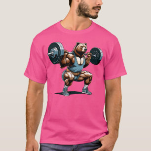 Bear Barbell für Bodybuilder-Bodybuilding T-Shirt