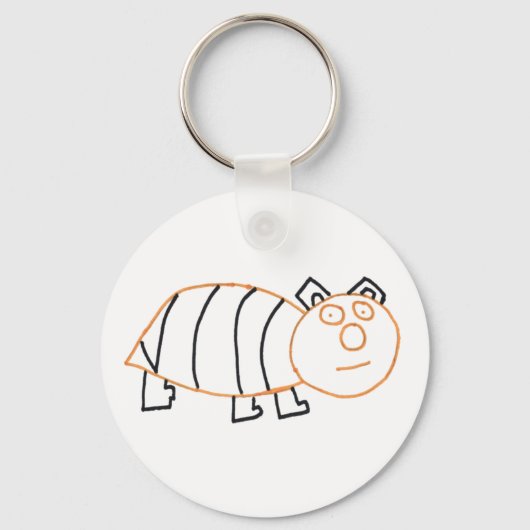 Bear Bear 5,7 cm Tastenring Schlüsselanhänger (Vorderseite)