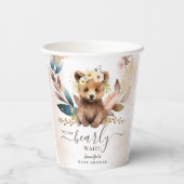 Bear Bear Baby Shooting Paper Cup Pappbecher (Rückseite)