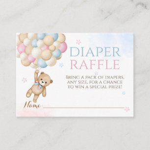 Bear Bear Baby Shower Book Begleitkarte