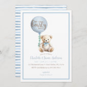 Bear Bear Baby Shower Einladung (Vorne/Hinten)