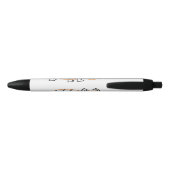 Bear Bear Black Trim Pen Kugelschreiber (Rückseite)