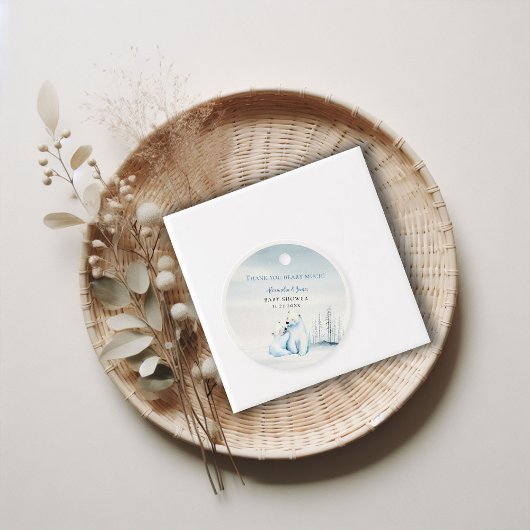 Bear Bear Cub Baby Boy Shoounter Geschenkanhänger