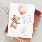 Bear Bear Gender Bear Neutral Baby Shower Einladung
