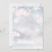 Bear Bear Girl Winter Baby Showdusche Einladung (Rückseite)