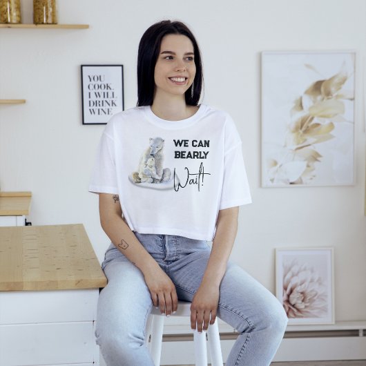 Bear Bear Pink Girl Baby Shooter T-Shirt