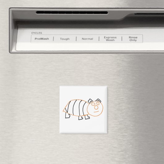 Bear Bear Square Magnet (In Situ (Geschirrspüler))