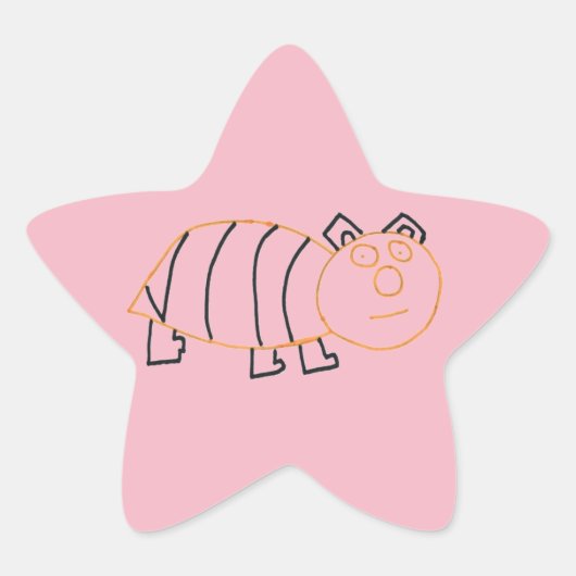 Bear Bear Star Sticker (Vorderseite)