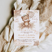 Bear Bearly Wait Baby Dusche Einladung