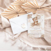 Bear Bearly Wait Baby Dusche Einladung