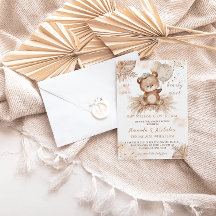 Bear Bearly Wait Baby Dusche