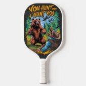 Bear-Begegnung im Wald Funny Bear Jagen Pickleball Schläger (Vorderseite)