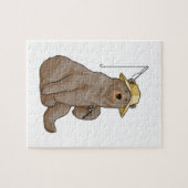Bear beim Angeln mit Angelrute Puzzle (Horizontal)