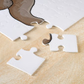 Bear beim Angeln mit Angelrute Puzzle (Seite)