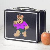 Bear beim Laufen Metall Brotdose (Beispiel)