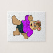 Bear beim Laufen Puzzle (Horizontal)