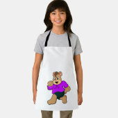 Bear beim Laufen Schürze (Insitu)