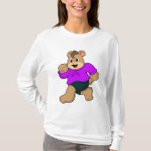 Bear beim Laufen T-Shirt (Vorderseite)