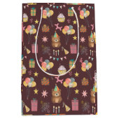 Bear Birthday Mittlere Geschenktüte (Vorderseite)