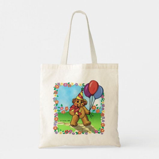 Bear Birthday Party Totbags Tragetasche (Rückseite)
